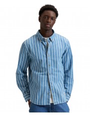 Koszula Lee WORKWEAR BUTTON DOWN 112376596 Denim Stripe
