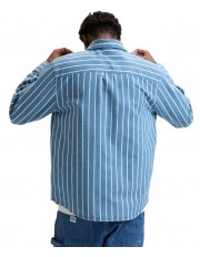 Koszula Lee WORKWEAR BUTTON DOWN 112376596 Denim Stripe
