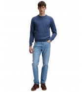 Sweter Lee CLEAN RAGLAN SWEATER 112376921 Academy Blue