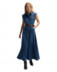 Sukienka Lee MAXI WESTERN DRESS 112376938 Dark Magic