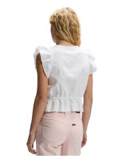 Koszula Lee RUFFLE SLEEVE SHIRT 112376975 Bright White