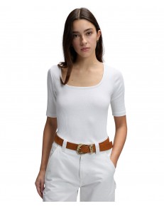 T-shirt Lee SS SQUARED NECK 112377002 Bright White