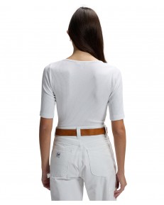 T-shirt Lee SS SQUARED NECK 112377002 Bright White