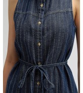 Sukienka Lee SLEEVELESS DENIM DRESS 112377049 Indigo Rush