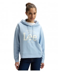 Bluza Lee BIG LOGO HOODIE 112377703 Shy Blue