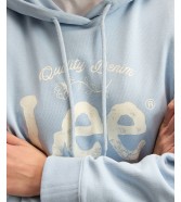 Bluza Lee BIG LOGO HOODIE 112377703 Shy Blue