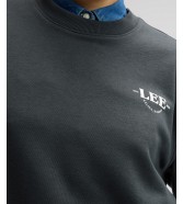 Bluza Lee LOGO SWS 112377768 Washed Black