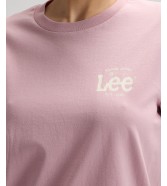 T-shirt Lee LOGO POCKET TEE 112377777 Soft Mauve