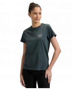 T-shirt Lee LOGO POCKET TEE 112377778 Washed Black