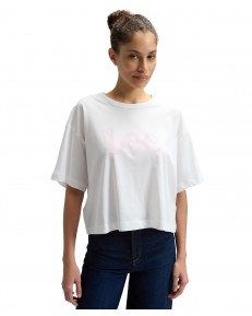 T-shirt Lee CROPPED TEE 112377781 Bright White