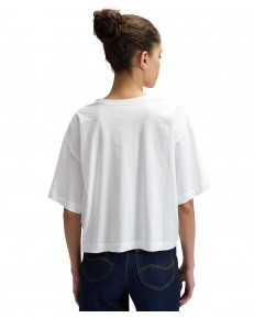 T-shirt Lee CROPPED TEE 112377781 Bright White