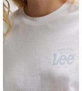 T-shirt Lee LOGO TEE 112377788 Bright White