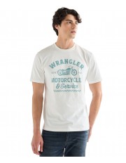 T-shirt Wrangler AMERICANA TEE 112377951 Worn White