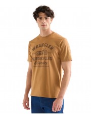 T-shirt Wrangler AMERICANA TEE 112377952 Chipmunk