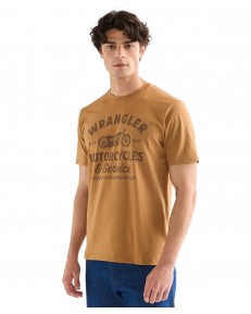 T-shirt Wrangler AMERICANA TEE 112377952 Chipmunk