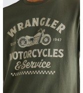 T-shirt Wrangler AMERICANA TEE 112377954 Deep Depths