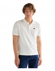 Koszulka Wrangler POLO SHIRT 112377979 Worn White