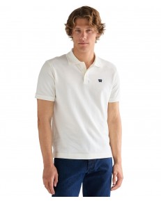 Koszulka Wrangler POLO SHIRT 112377979 Worn White