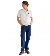 Koszulka Wrangler POLO SHIRT 112377979 Worn White