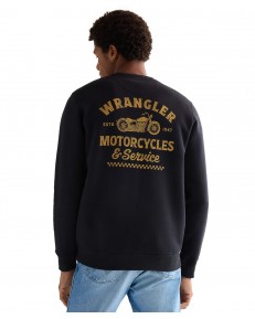 Bluza Wrangler AMERICANA CREW 112377980 Black