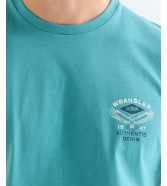 T-shirt Wrangler SMALL AMERICANA TEE 112377983 Brittany Blue