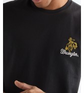 T-shirt Wrangler EMBROIDERY TEE 112377985 Black