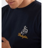 T-shirt Wrangler EMBROIDERY TEE 112377986 Navy
