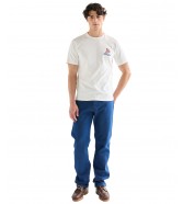 T-shirt Wrangler EMBROIDERY TEE 112377987 Worn White