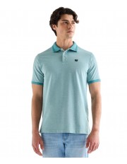 Koszulka Wrangler REFINED POLO 112377999 Brittany Blue