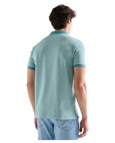 Koszulka Wrangler REFINED POLO 112377999 Brittany Blue