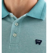 Koszulka Wrangler REFINED POLO 112377999 Brittany Blue