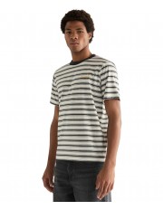 T-shirt Wrangler STRIPE TEE 112378014 Worn White