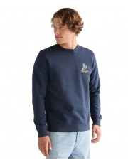 Bluza Wrangler EMBROIDERY CREW 112378019 Navy