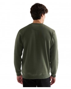 Bluza Wrangler EMBROIDERY CREW 112378020 Deep Depths