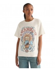T-shirt Wrangler GIRLFRIEND TEE 112378022 Worn White