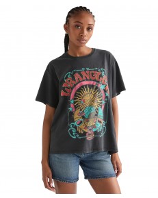 T-shirt Wrangler GIRLFRIEND TEE 112378023 Faded Black