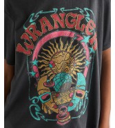 T-shirt Wrangler GIRLFRIEND TEE 112378023 Faded Black