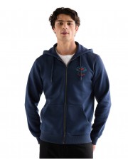 Bluza Wrangler GRAPHIC ZIP HOODIE 112378028 Navy
