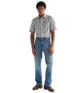 Koszula Wrangler SS 1 PKT SHIRT 112378049 Forget Me Not