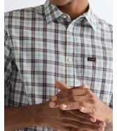 Koszula Wrangler SS 1 PKT SHIRT 112378049 Forget Me Not