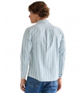 Koszula Wrangler CHAMBRAY SHIRT 112378064 Light Stripe