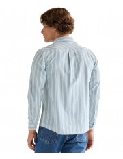 Koszula Wrangler CHAMBRAY SHIRT 112378064 Light Stripe