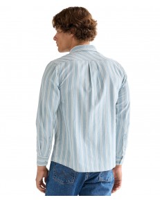 Koszula Wrangler CHAMBRAY SHIRT 112378064 Light Stripe