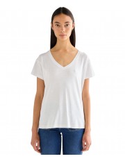 T-shirt Wrangler EASY V NECK 112378066 Bright White