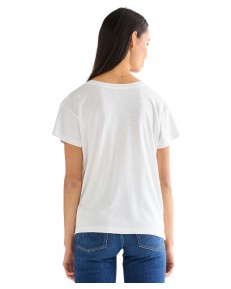 T-shirt Wrangler EASY V NECK 112378066 Bright White