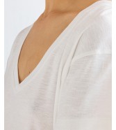 T-shirt Wrangler EASY V NECK 112378066 Bright White