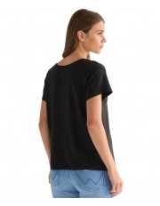 T-shirt Wrangler EASY V NECK 112378067 Black