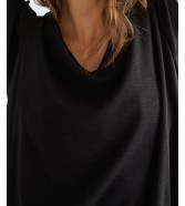 T-shirt Wrangler EASY V NECK 112378067 Black