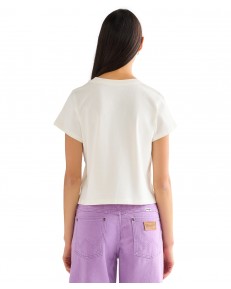 T-shirt Wrangler BABY TEE 112378072 Worn White