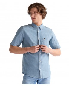 Koszula Wrangler SS CHAMBRAY SHIRT 112378075 Indigo